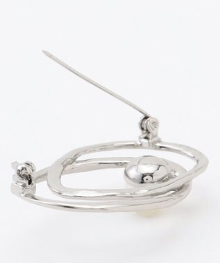 ANY ダブルサークルブローチ シルバー