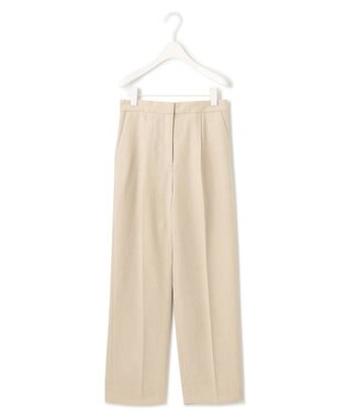 ICB L 【接触冷感・速乾・洗える】T.R.Liプレーンウィーブ ストレートパンツ フラックス系