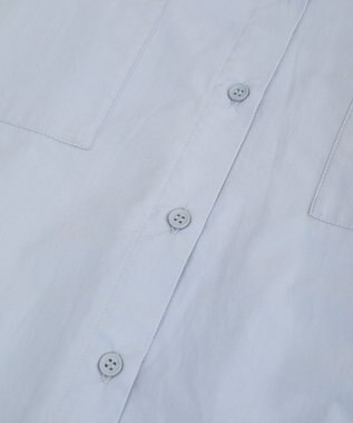 CRAFT STANDARD BOUTIQUE フーディーオーバーサイズシャツ Sax