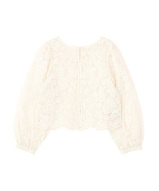 AMERICAN HOLIC 【前後2WAY】シアーレースブラウス Ivory