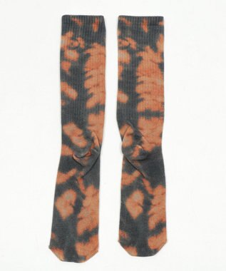 WEGO タイダイプリントソックス ブラウン