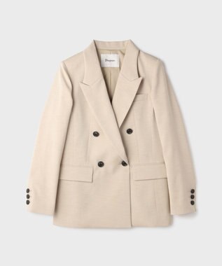 GRACE CONTINENTAL ピークドダブルジャケット ベージュ