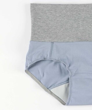 une nana cool 綿ベア天竺 カラーブロッキング サニタリーショーツ OB