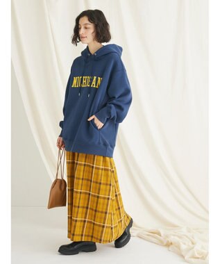 CRAFT STANDARD BOUTIQUE 先染めチェック（小）スカート Mustard