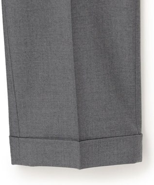 J.PRESS MEN 【J.PRESS ORIGINALS】PEPPIN MERINO SAXONY PIPED STEM TROUSERS / JAPAN MADE ライトグレー系