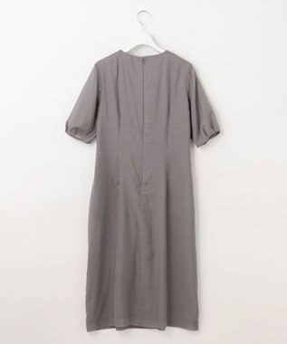 J.PRESS LADIES L 【WEB限定カラーあり・洗える】 ブライトスパンボイル ワンピース ライトグレー系