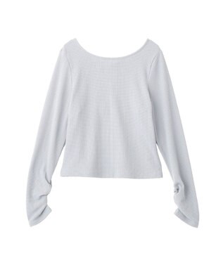 earth music&ecology 【前後2WAY】ツイストカットアウトプルオーバー Sax