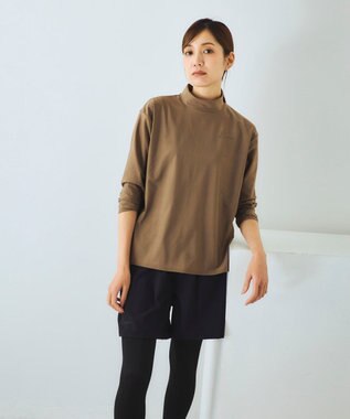 OP／FILA 【Kappa】ハイネック長袖T5点セット水着　タンキニデザイン ブラウン