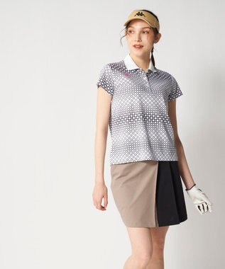 FILA GOLF／marie claire 【Kappa】半袖ポロシャツ ホワイト