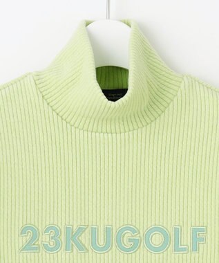 23区GOLF カラー豊富！【WOMEN】【吸湿発熱】グランサーモ モックネック カットソー ライトグリーン系
