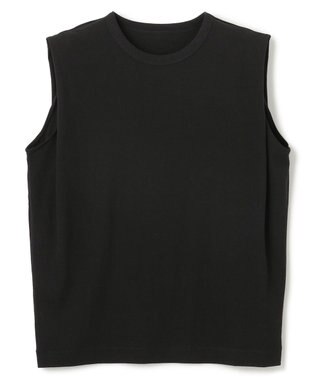 UNFILO ドライタッチフライス ノースリーブT ブラック