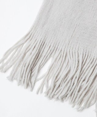 WEGO シャギーストール ライトグレー