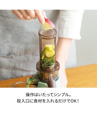 YAMATO テーブル＆キッチン 【レコルト】コールドプレスジューサーミニ  ホワイト  RCJ-1(W) ホワイト