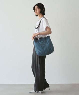 russet 《トートバッグ人気NO.1モデル》スリム2WAYトートバッグ <ナイロン>(CE-1404-WEB) BlueGray