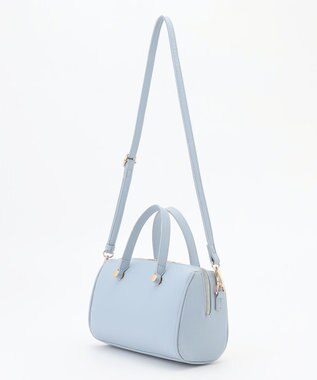 ANY SIS 【2WAY】メタルアクセント ボストンバッグ ライトブルー