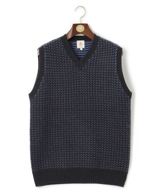 J.PRESS MEN バーズアイ ニットベスト グレー系
