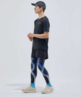 CW-X 【UNISEX】 CW-X ボトムス ランニングパンツ 2分丈 はっ水(本体) UVカット率90%以上(本体) ユニセックス DHR335 /ワコール ブラック