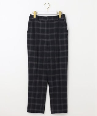 ANY SIS 【保温性あり/洗える】サーモ 2WAYストレッチ テーパード パンツ ネイビーベース