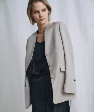 ICB 【WEB＆一部店舗限定】 SerikaWorsted ジャケット ベージュカーキ系