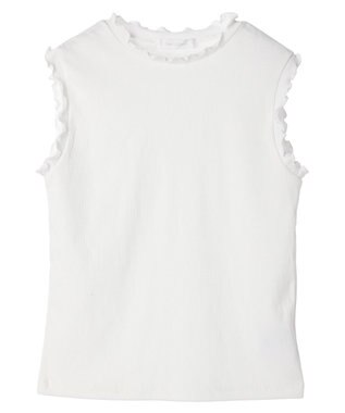 Green Parks ・Ｐｅｔｉｔ　Ｆｌｅｕｒ　メローｓｔリブタンクトップ Off White