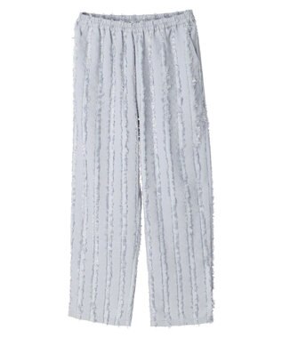 Green Parks ・ＳＵＧＡＲ　ＳＰＯＯＮ　フリンジジャカードパンツ Light Gray