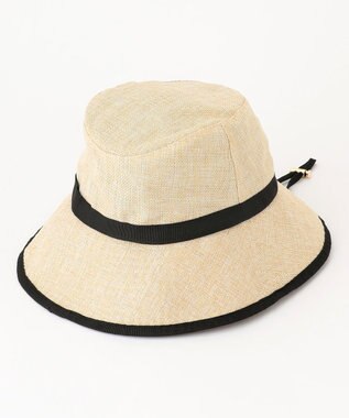 ANY 【手洗い可/UVケア】雑材ハット ナチュラル