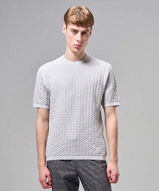 JOSEPH HOMME ドライコットンリンクス　半袖クルーネックニット
