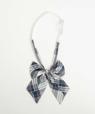 WEGO 【SCHOOL ITEM】チェックスクールリボン ホワイトチェック1