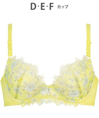 Wing 3/4カップブラ　【2610シリーズ】　ウイング／ワコール　PB2610 イエロー