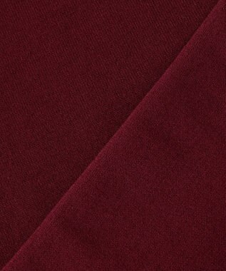 ANY 【洗濯機可/吸湿発熱】パフスリーブパールニット ボルドー