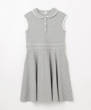 組曲 KIDS 【150-160㎝】カノコ ワンピース ライトグレー系