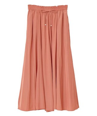 Green Parks サラフレワイドパンツ（無地） Orange