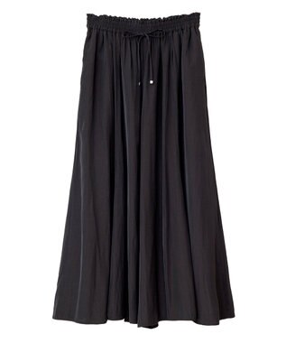 Green Parks サラフレワイドパンツ（無地） Black