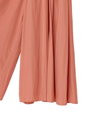 Green Parks サラフレワイドパンツ（無地） Orange