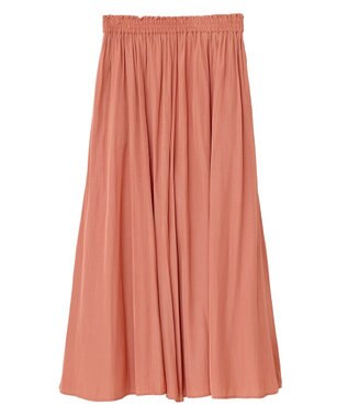 Green Parks サラフレワイドパンツ（無地） Orange