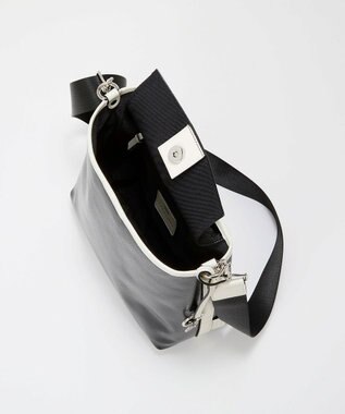 TOPKAPI 【TREASURE TOPKAPI】PVCコート キャンバス ショルダーバッグ / 撥水 ブラック