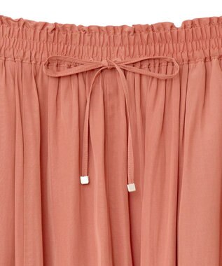 Green Parks サラフレワイドパンツ（無地） Orange