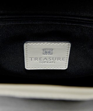 TOPKAPI 【TREASURE TOPKAPI】PVCコート キャンバス ショルダーバッグ / 撥水 ブラック