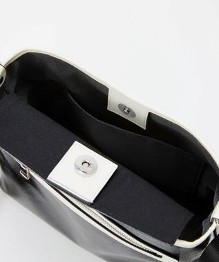 TOPKAPI 【TREASURE TOPKAPI】PVCコート キャンバス ショルダーバッグ / 撥水 ブラック