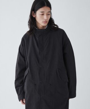 WEGO 【ユニセックス着用ITEM】サイドスリットモッズコート ブラック