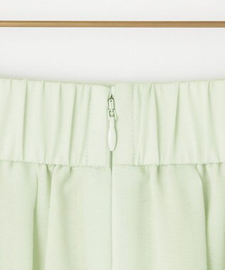 組曲 【セット着用可】ウールライクサキソニータック スカート スモーキーグリーン系