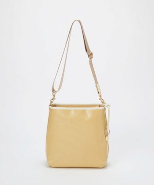 TOPKAPI 【TREASURE TOPKAPI】PVCコート キャンバス ショルダーバッグ / 撥水 ベージュ