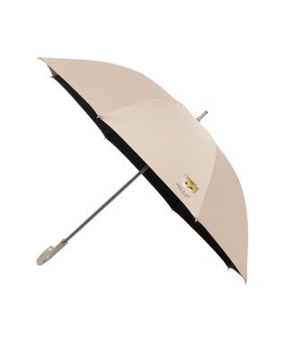 MOONBAT 【 遮光率100％/遮熱/UV】PAUL&JOE ACCESSOIRES(ポール&ジョー) 晴雨兼用日傘 ヌネット ネコ 長傘 ベージュ