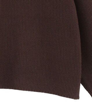 Green Parks かのこ編モックネックニットプルオーバー Brown