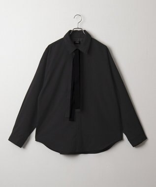 WEGO ボウタイシャツ(LS) ブラック