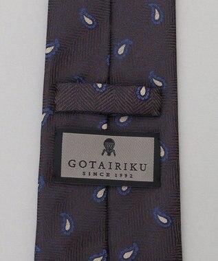 GOTAIRIKU GOTAIRIKU別注【MANTERO/マンテロ】ネクタイ_ペイズリー ダークブラウン系8