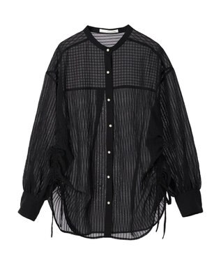 Green Parks ・ＥＬＥＮＣＡＲＥ　ＤＵＥ　ストライプシャツチュニック Black