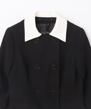 GRACE CONTINENTAL クレリックコートドレス ブラック