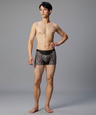 WACOAL MEN ボクサーパンツ 風が通ってムレ軽減。 ダブルエアスルータイプ 吸汗速乾 前閉じ GT3910 /ブロス バイ ワコールメン シナモンブラウン