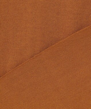 UNFILO フロスティコットン オーバーニット キャメル